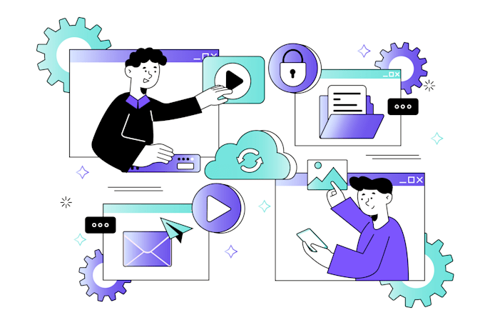 create attractive saas explainer video, demo video and saas animation