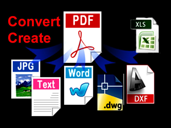convert PDF to dwg or dxf and opposite