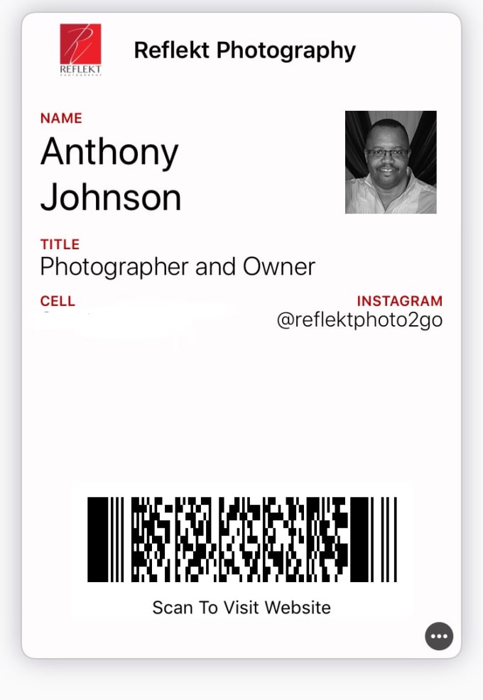 Create A Digital Apple Business Card By Anthoneaj Fiverr