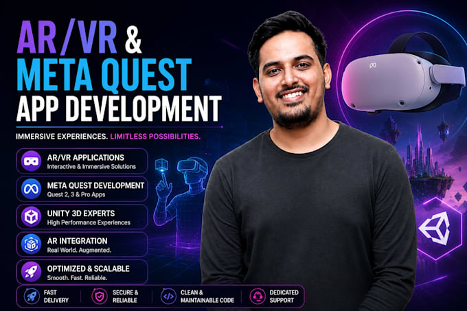develop mobile ar app and webar augmented reality experience