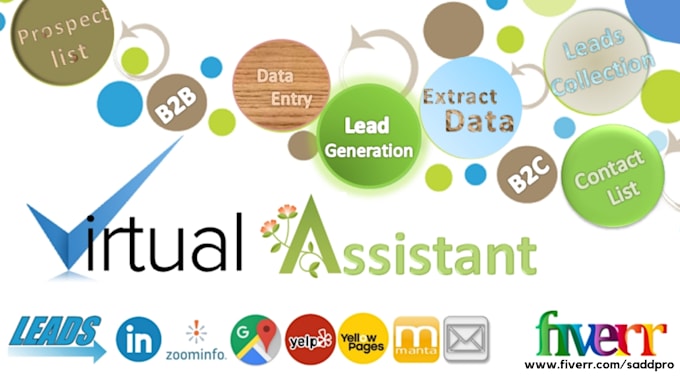 do lead generation and be your virtual assistant