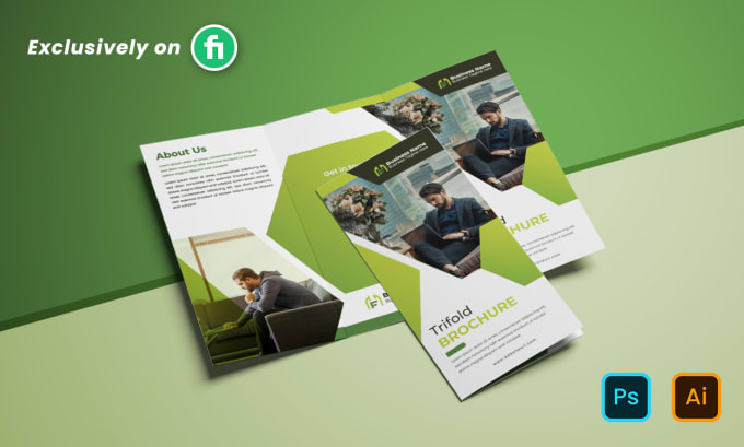 I will design creative trifold, bifold brochure, catalog, flyer