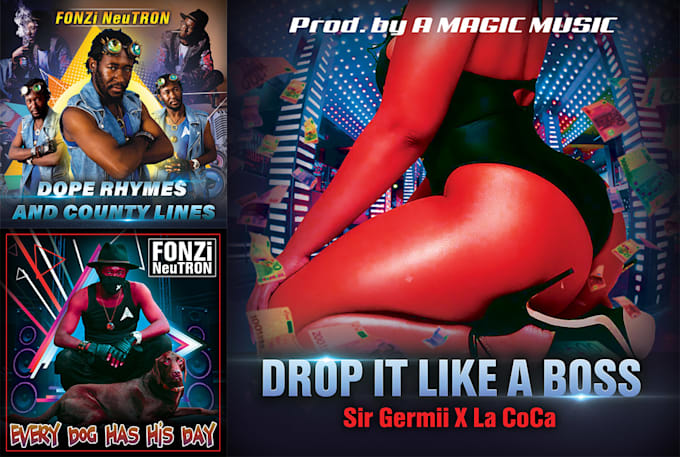 design a mixtape cover, album cover or single cover