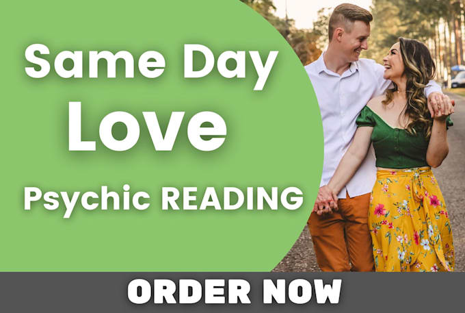 do immediate love psychic reading same day delivery