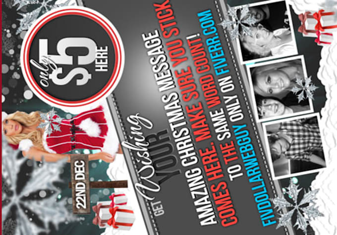 design your Xmas flyer with this design