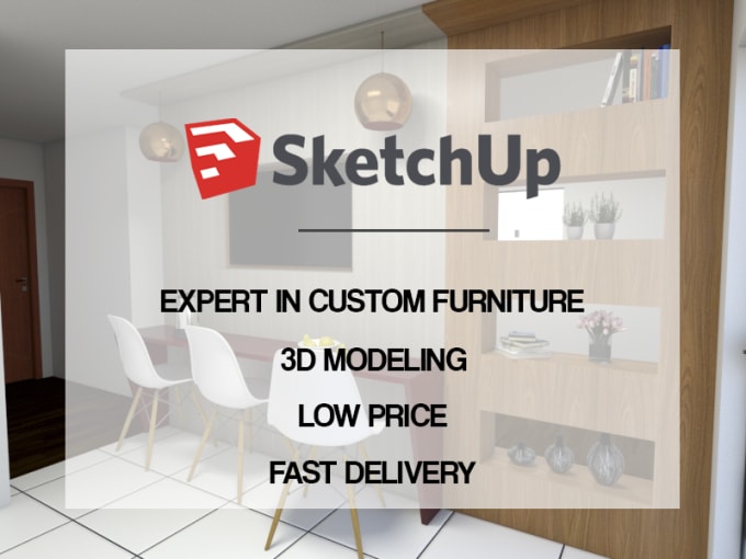 Make A 3d Interior Design With Sketchup By Misaelcross