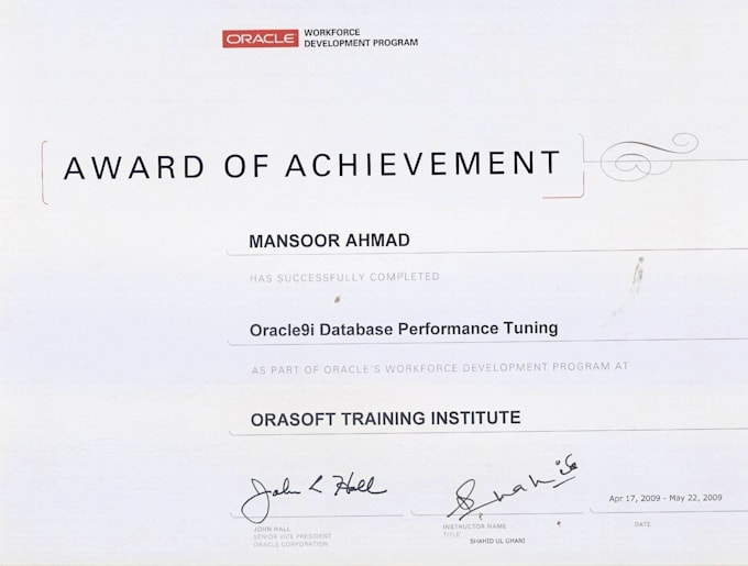 tune sql query or database performance tuning