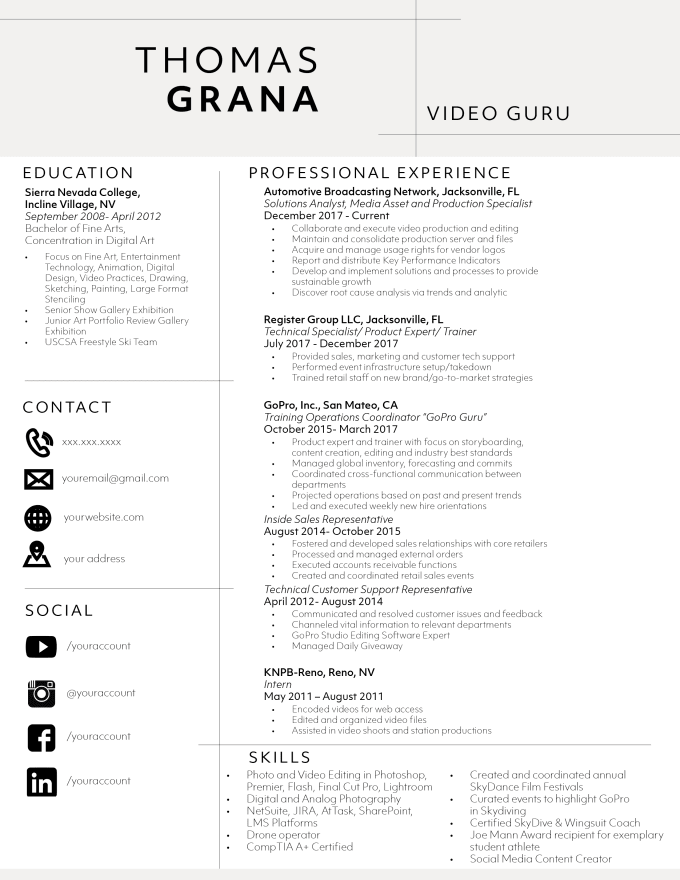 Build You A Custom Resume And Cover Letter By Brittneywelch Fiverr