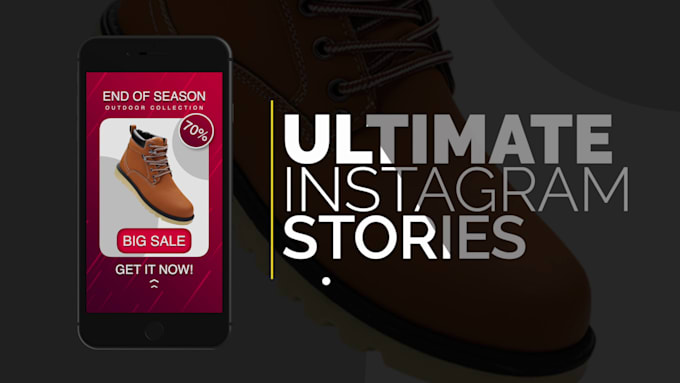 create a professional high quality instagram stories