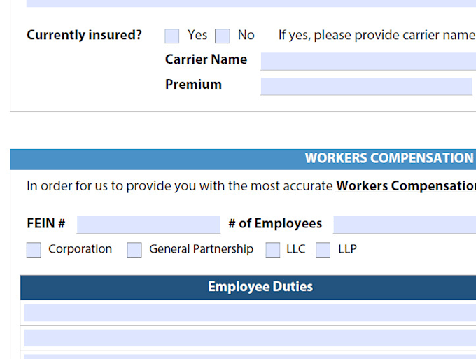 create fillable pdf form