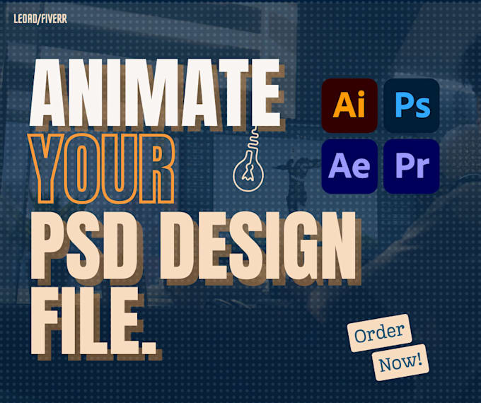 animate your psd file using after effects
