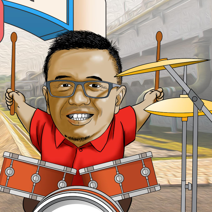 draw potrait cartoon or caricature you want