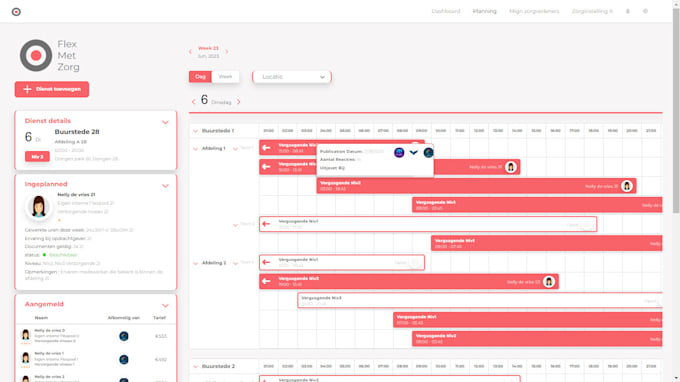 build saas web app with login, roles and multi tenant logic