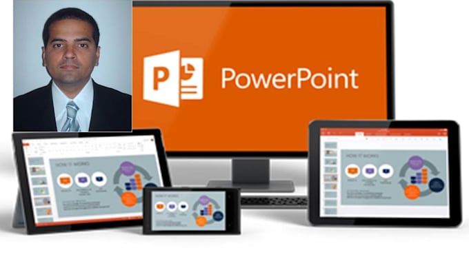 make you presentation in power point