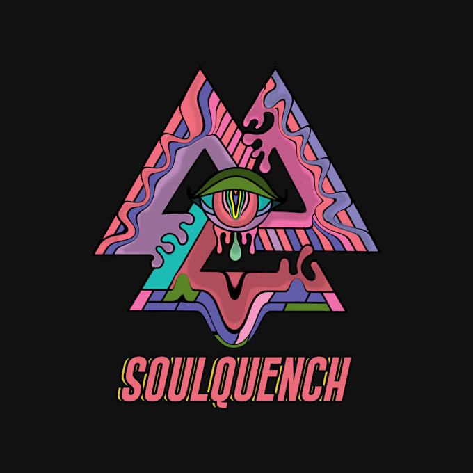 Create trippy psychedelic logo by Mohebdesign Fiverr