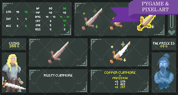 write a codelike rpg in pyhton or help you with pygame