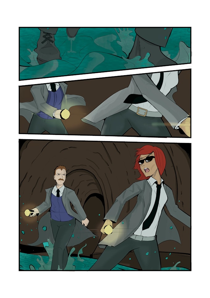 color your comic pages