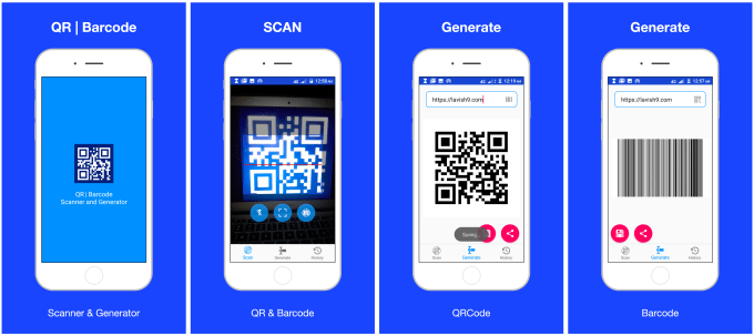 display Stern scarf Build qr code and barcode scanner and generator for android by  Sugyanmohanty | Fiverr