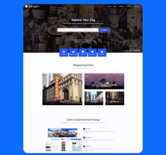 build business directory listing wordpress website