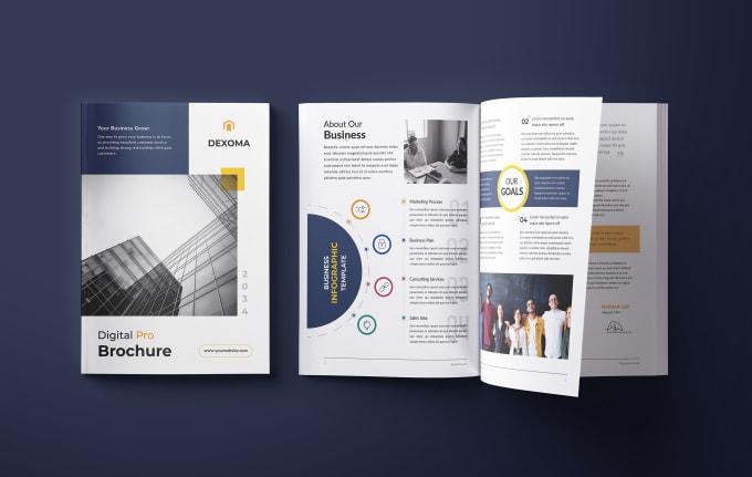 design a professional brochure or flyer