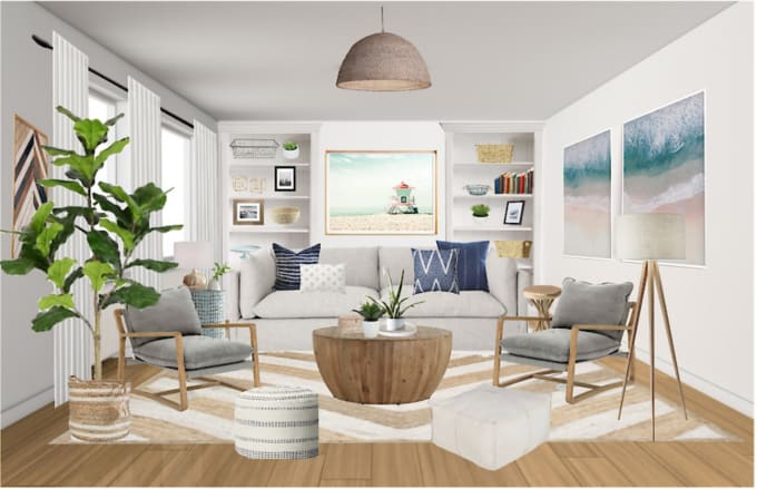 Create 2d And 3d Interior Designs By Cleverinteriors
