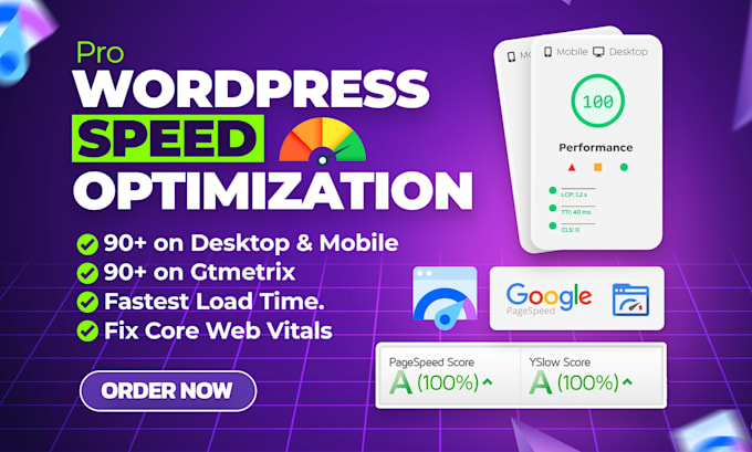 do wordpress speed optimization for google pagespeed insights
