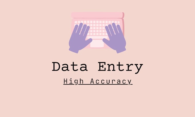 do accurate, professional data entry