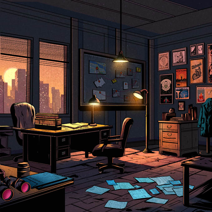 create indoor concept art for your game