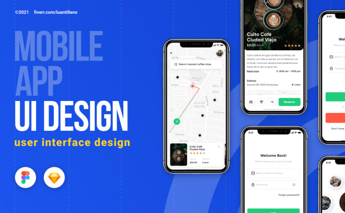 create an amazing mobile app UI UX design
