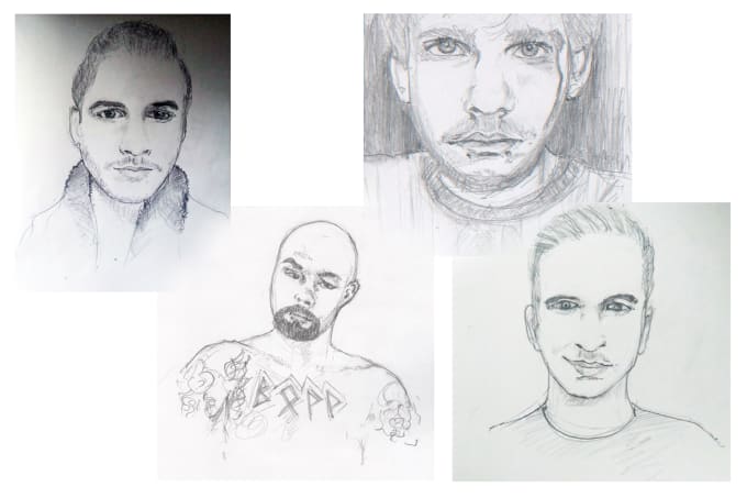 Make Pencil Sketch A Portrait Or An Object By Hoodaze