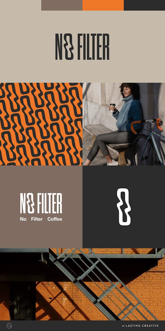 design brand identity including logo color palette typography and mood board