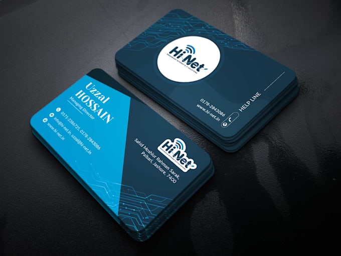redesign or update business card design within 24h