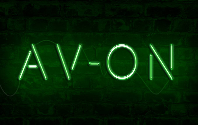 write your name in NEON light style