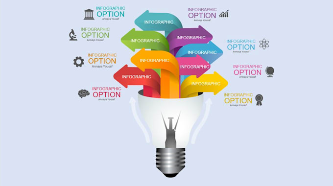 design modern info graphic presentation with animations