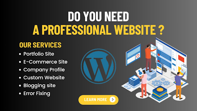 design responsive wordpress websites or fix website issues