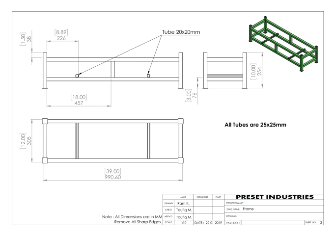 Make 3d Models And 2d Of Any Mechanical Parts Solidworks By