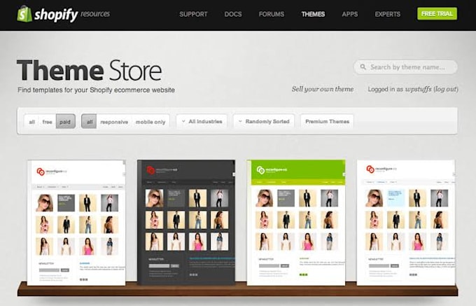 create shopify theme with scratch