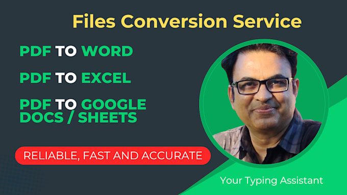 convert PDF to word or excel manually