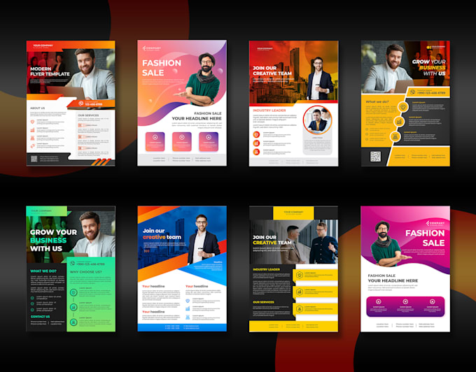 create a business, event, and church flyer design