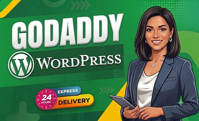 create godaddy website design, redesign godaddy or wordpress business website