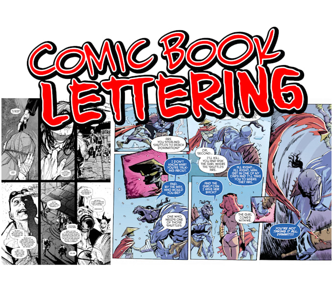 Do The Lettering For Your Comic Book, Optional Book Design By Mattg42 |  Fiverr