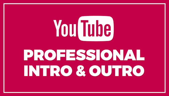 do youtube intro and outro,trailer video with logo animation