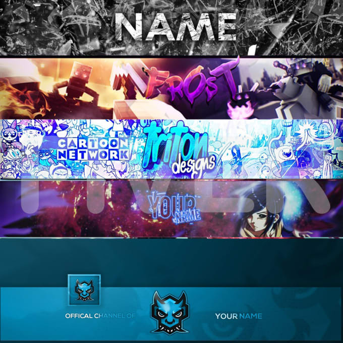 Design A Perfect Youtube Banner By Yasou123