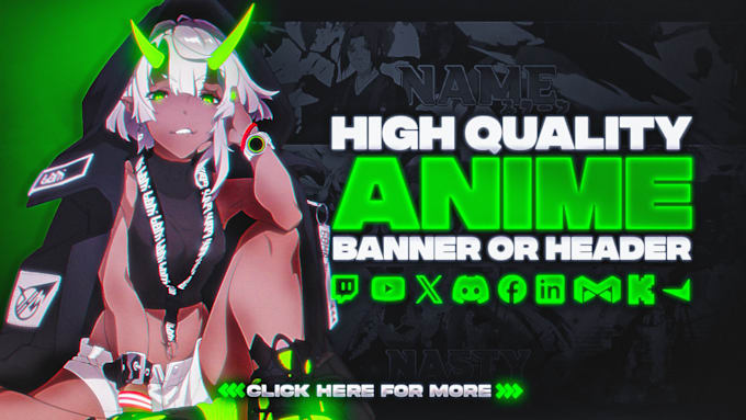 create stunning anime banner in just 24h