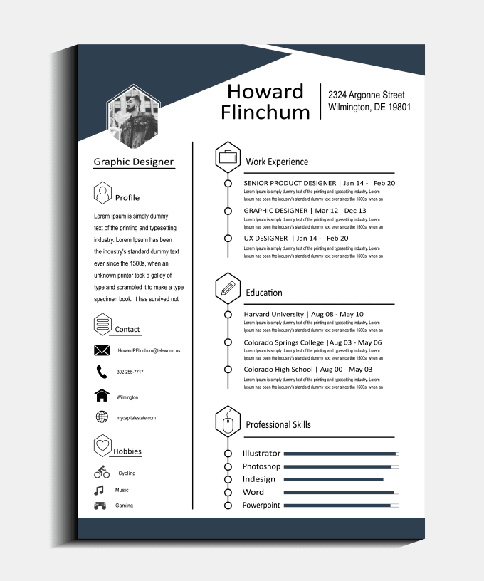 Write Rewrite And Design A Trendy And Professional Resume By