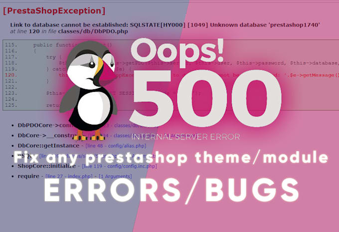 fix any prestashop errors and bugs
