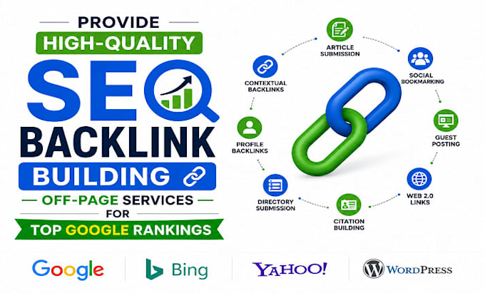 do high quality SEO backlink building off page services for top google ranking