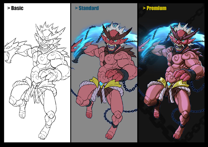 draw cool art of your character design