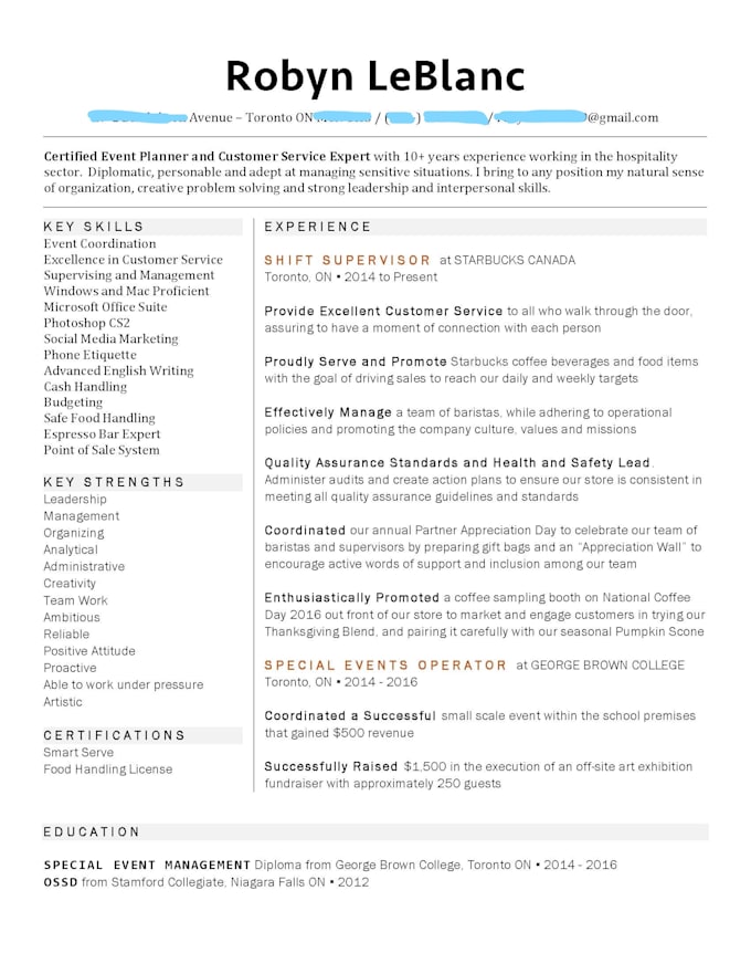 Professionally Design And Create Your Resume Cv By Robynnl09