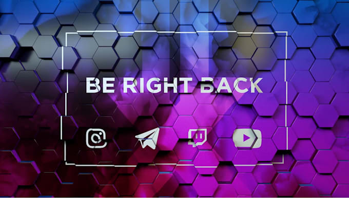 create stream starting or ending screen for twitch
